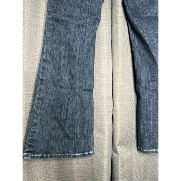 ARIAT Mid Rise Boot Cut Jeans Ocean Blue Size 30R 32”L Whipstitch - Picture 8 of 15